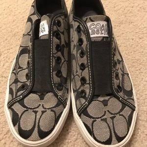 Black Coach Shoes. Size 9. Converse style